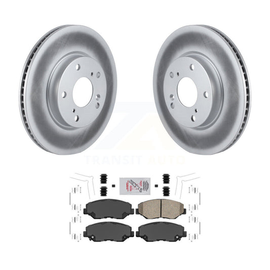 Coated Disc Rotors and Ceramic Brake Pads Kit-KGA-100117 - Kit.bestparts.ca