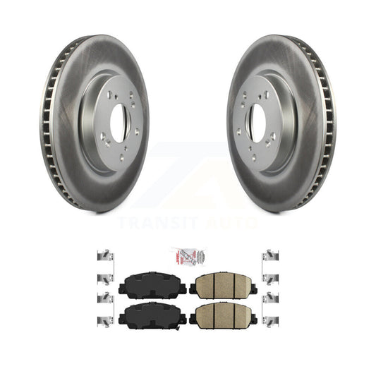 Coated Disc Rotors and Ceramic Brake Pads Kit-KGA-100124 - Kit.bestparts.ca