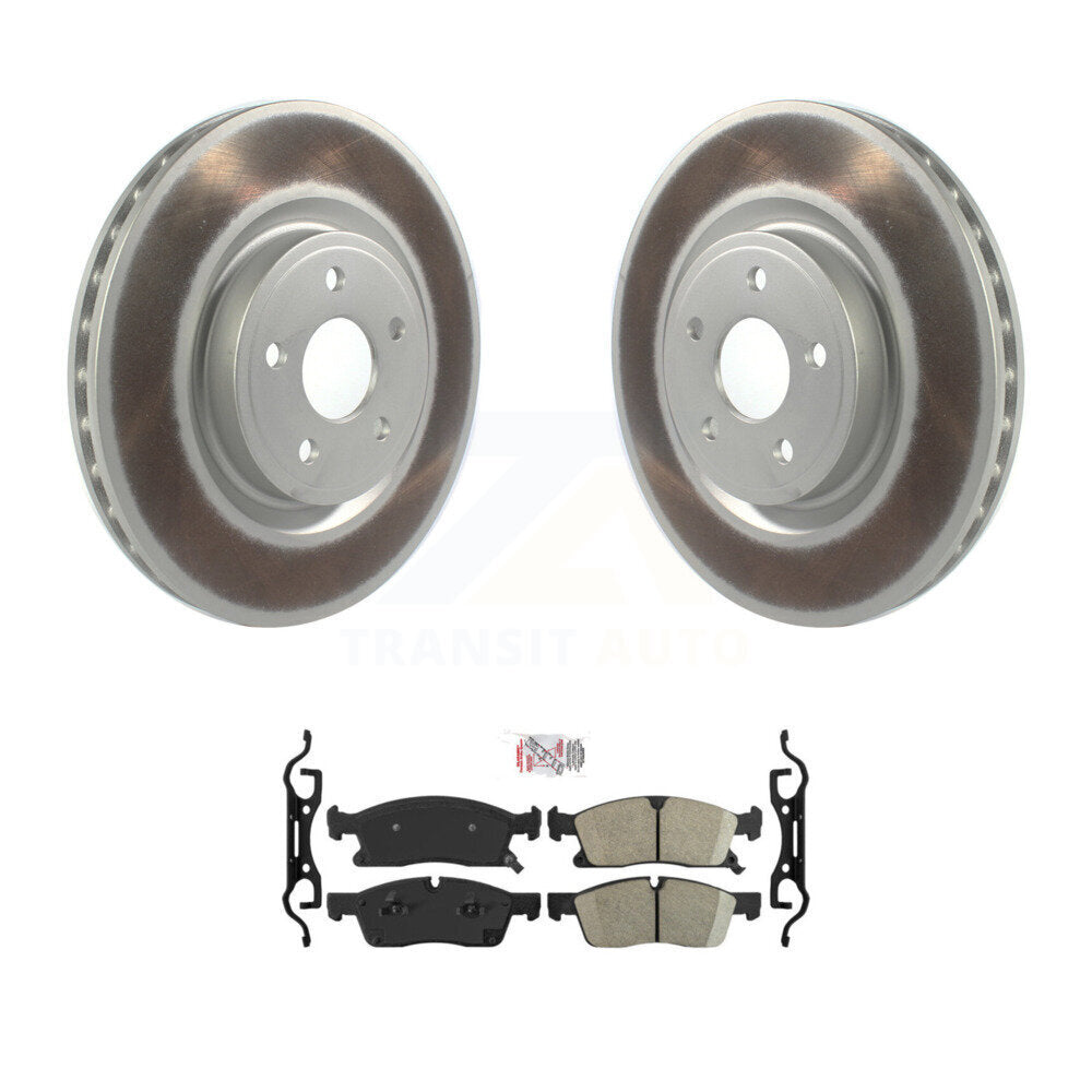 Coated Disc Rotors and Ceramic Brake Pads Kit-KGA-100156