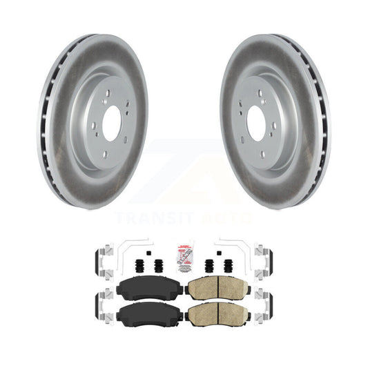 Coated Disc Rotors and Ceramic Brake Pads Kit-KGA-100172 - Kit.bestparts.ca