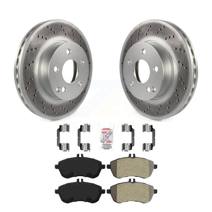 Coated Disc Rotors and Semi-Metallic Brake Pads Kit-KGA-100177 - Kit.bestparts.ca