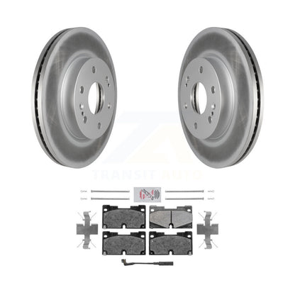 Coated Disc Rotors and Semi-Metallic Brake Pads Kit-KGA-100184 - Kit.bestparts.ca