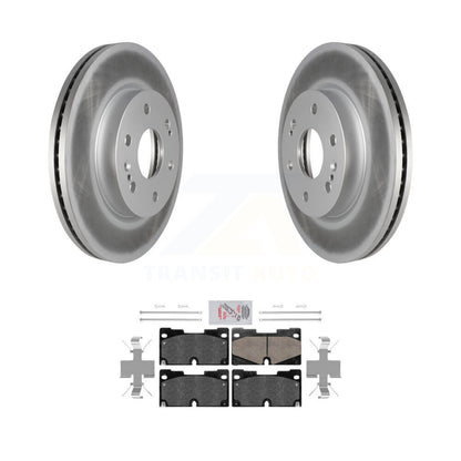 Coated Disc Rotors and Ceramic Brake Pads Kit-KGA-100185 - Kit.bestparts.ca