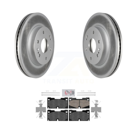 Coated Disc Rotors and Ceramic Brake Pads Kit-KGA-100185 - Kit.bestparts.ca