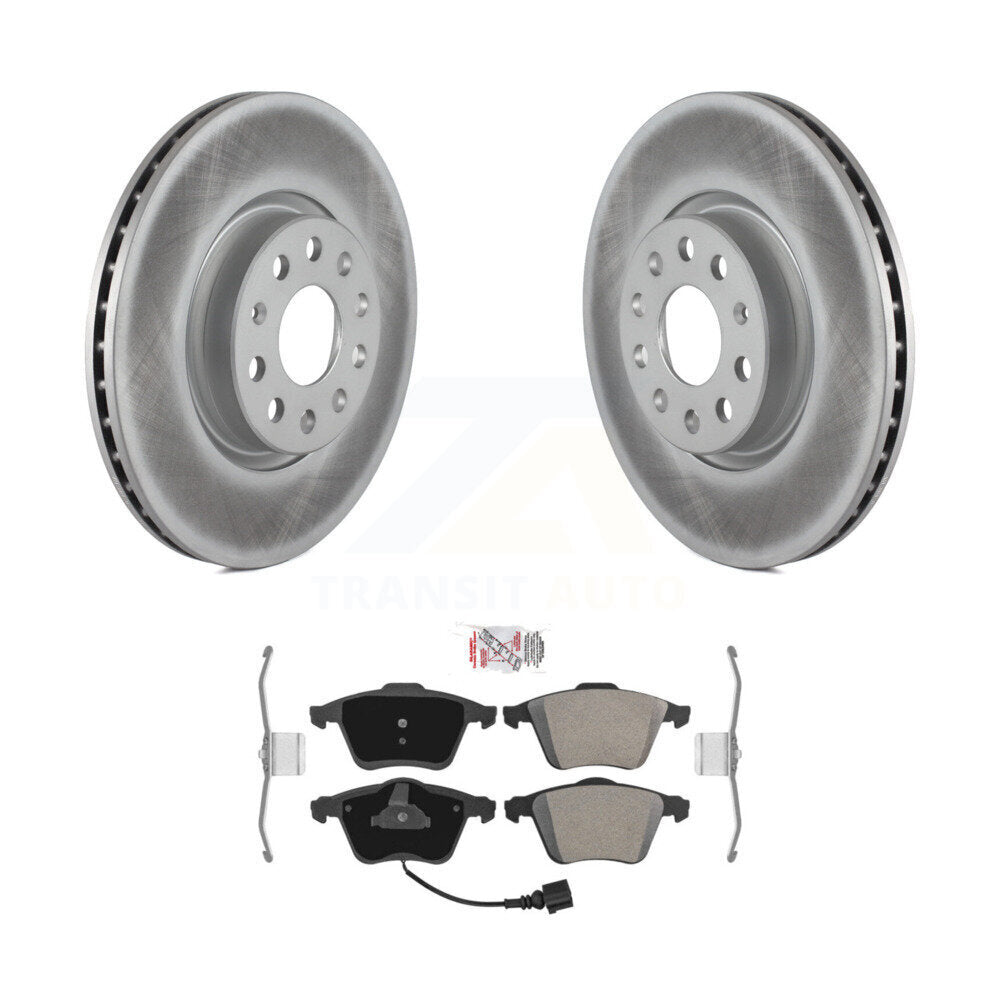 Coated Disc Rotors and Semi-Metallic Brake Pads Kit-KGA-100232 - Kit.bestparts.ca