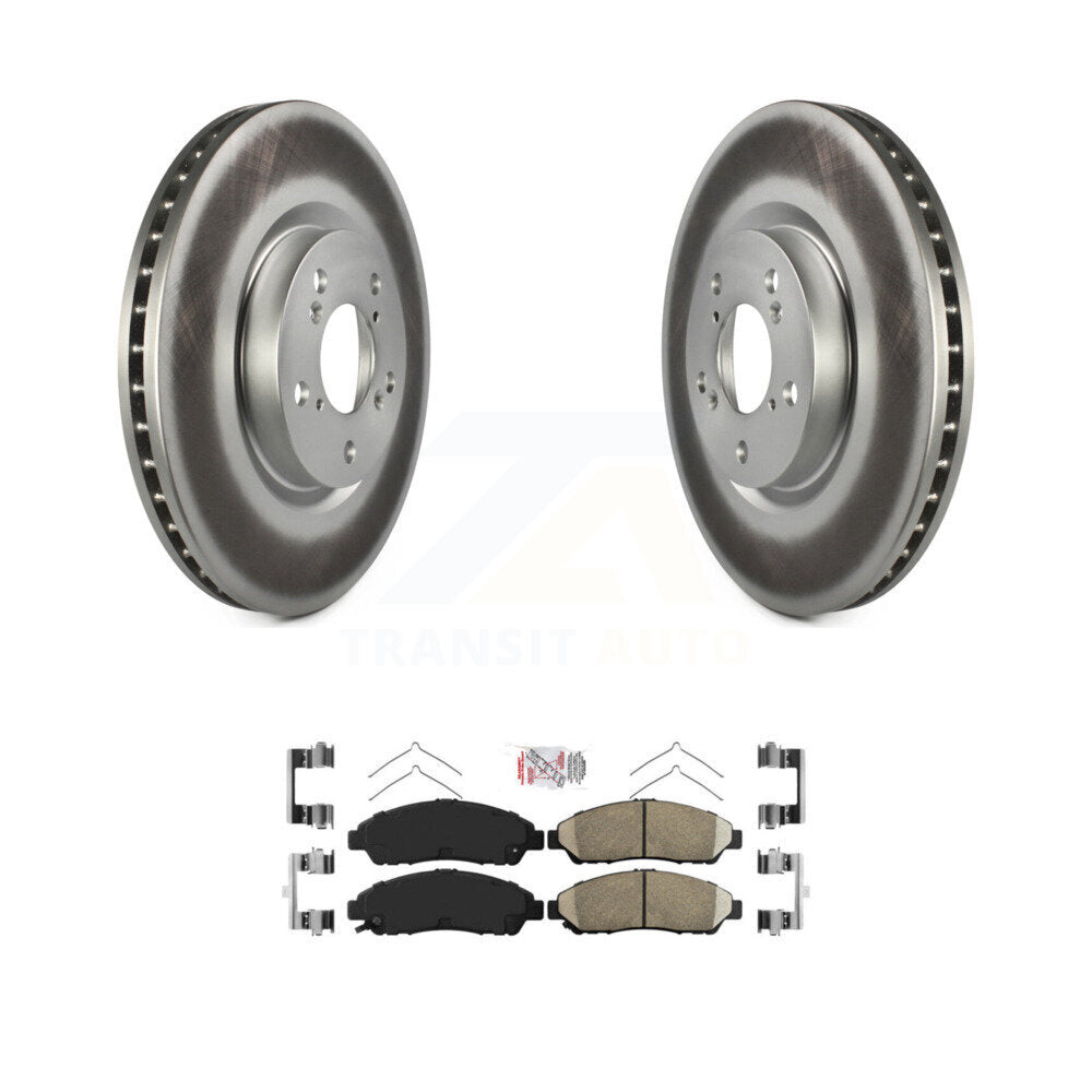 Coated Disc Rotors and Ceramic Brake Pads Kit-KGA-100276 - Kit.bestparts.ca