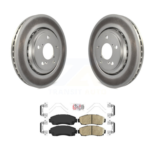 Coated Disc Rotors and Ceramic Brake Pads Kit-KGA-100282 - Kit.bestparts.ca