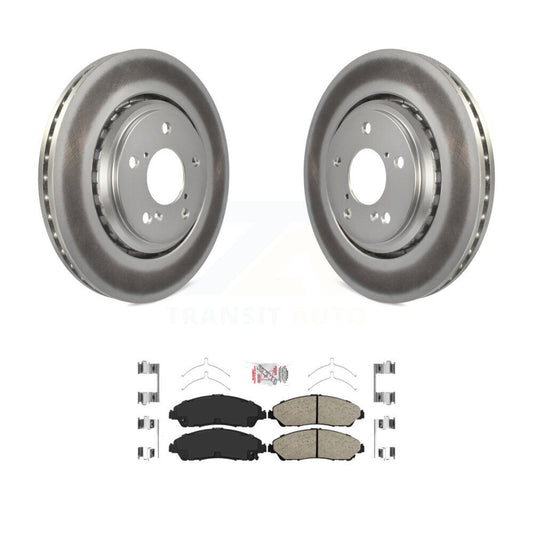 Coated Disc Rotors and Ceramic Brake Pads Kit-KGA-100283 - Kit.bestparts.ca