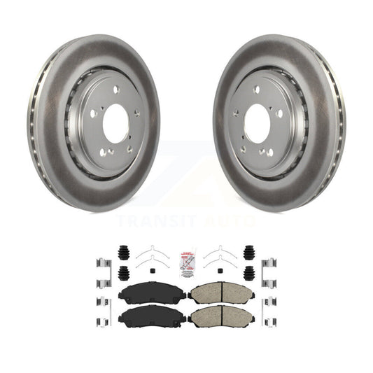 Coated Disc Rotors and Ceramic Brake Pads Kit-KGA-100284 - Kit.bestparts.ca