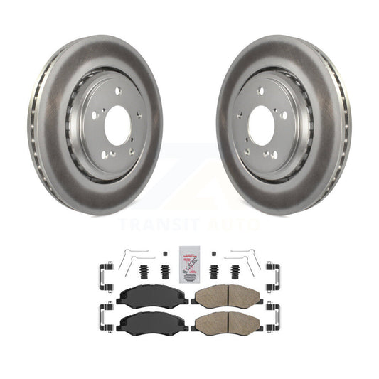 Coated Disc Rotors and Ceramic Brake Pads Kit-KGA-100285 - Kit.bestparts.ca