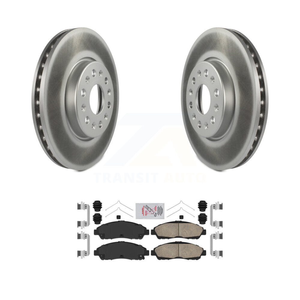 Coated Disc Rotors and Ceramic Brake Pads Kit-KGA-100289 - Kit.bestparts.ca