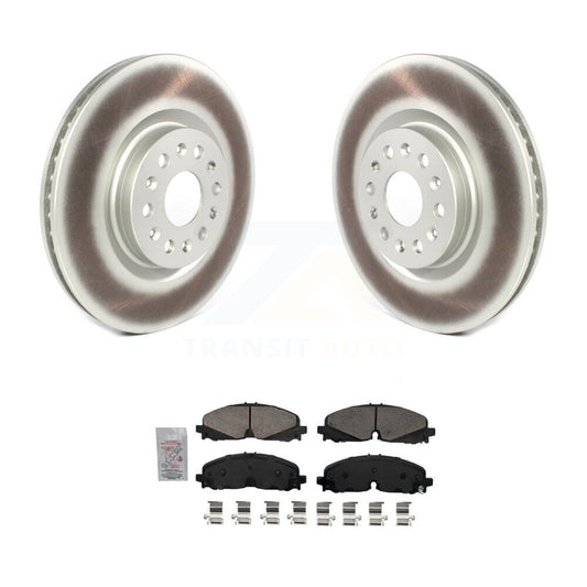Coated Disc Rotors and Ceramic Brake Pads Kit-KGA-100291 - Kit.bestparts.ca