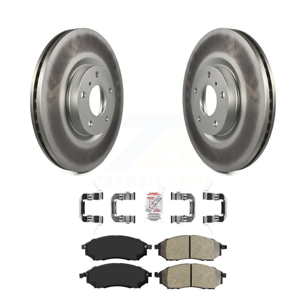 Coated Disc Rotors and Semi-Metallic Brake Pads Kit-KGA-100309 - Kit.bestparts.ca