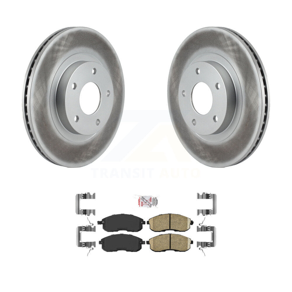 Coated Disc Rotors and Ceramic Brake Pads Kit-KGA-100318 - Kit.bestparts.ca