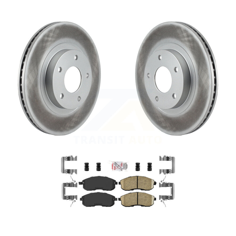 Coated Disc Rotors and Ceramic Brake Pads Kit-KGA-100319 - Kit.bestparts.ca