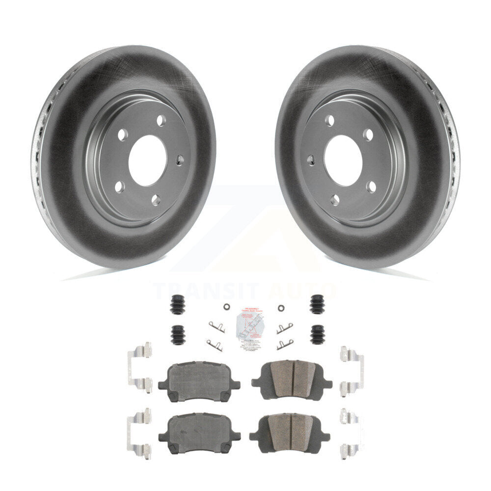 coated disc rotors and ceramic brake pads-kga-100324 - Kit.bestparts.ca