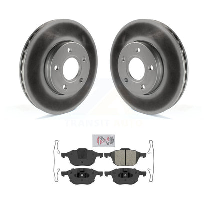 Coated Disc Rotors and Semi-Metallic Brake Pads Kit-KGA-100351 - Kit.bestparts.ca