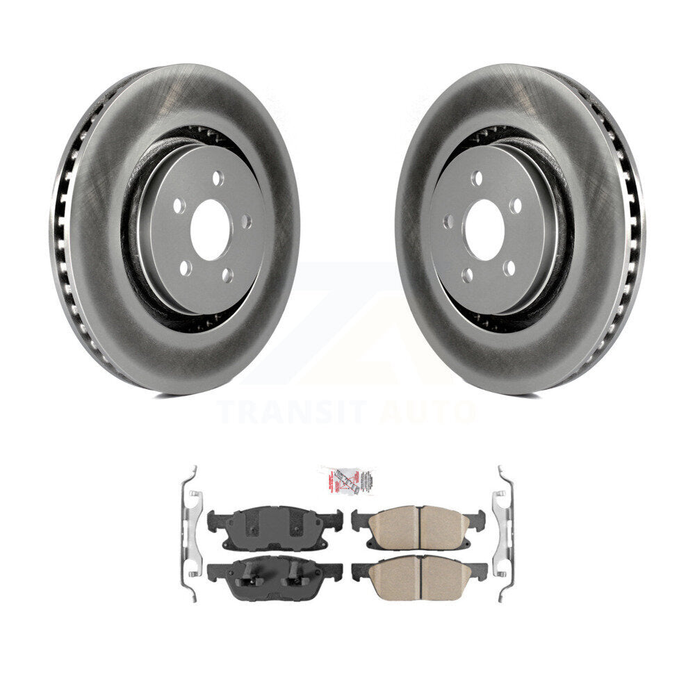 Coated Disc Rotors and Ceramic Brake Pads Kit-KGA-100363 - Kit.bestparts.ca