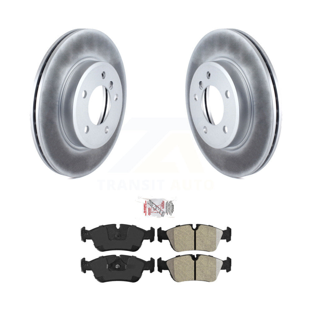 Coated Disc Rotors and Semi-Metallic Brake Pads Kit-KGA-100372 - Kit.bestparts.ca