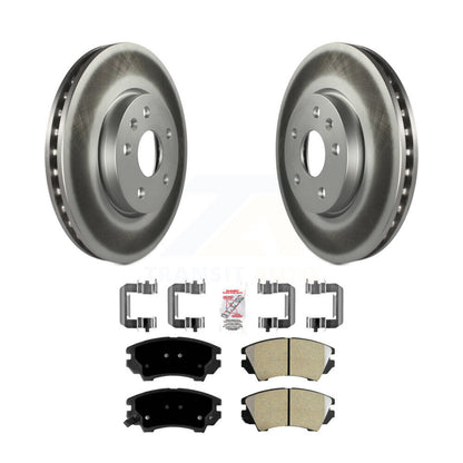 Coated Disc Rotors and Semi-Metallic Brake Pads Kit-KGA-100374 - Kit.bestparts.ca