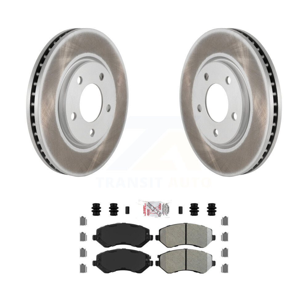 Coated Disc Rotors and Semi-Metallic Brake Pads Kit-KGA-100385 - Kit.bestparts.ca