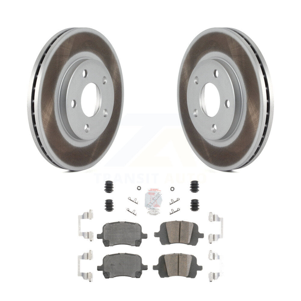 coated disc rotors and ceramic brake pads-kga-100399 - Kit.bestparts.ca