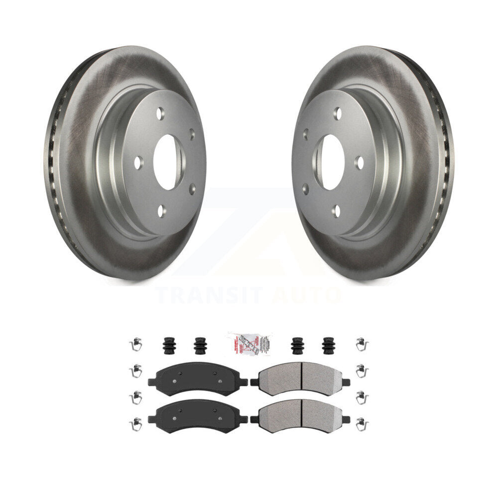Coated Disc Rotors and Semi-Metallic Brake Pads Kit-KGA-100405 - Kit.bestparts.ca