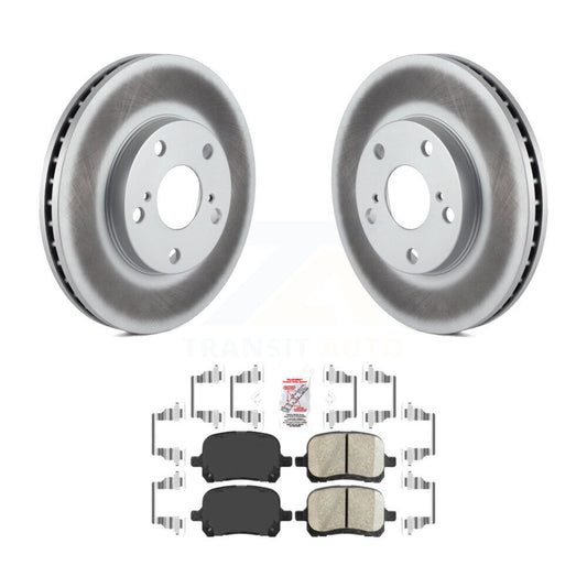 Coated Disc Rotors and Ceramic Brake Pads Kit-KGA-100415 - Kit.bestparts.ca