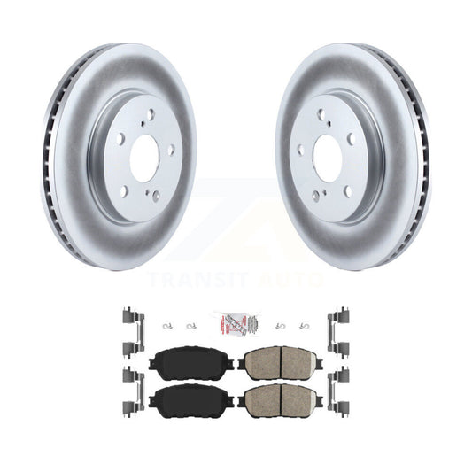 Coated Disc Rotors and Ceramic Brake Pads Kit-KGA-100422 - Kit.bestparts.ca