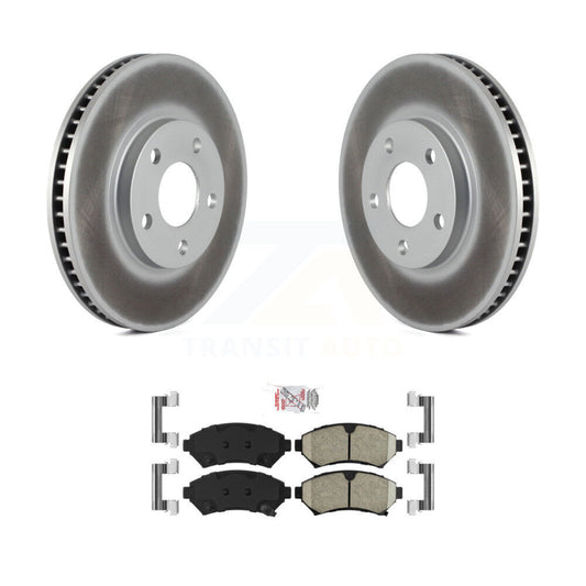 Coated Disc Rotors and Ceramic Brake Pads Kit-KGA-100434 - Kit.bestparts.ca