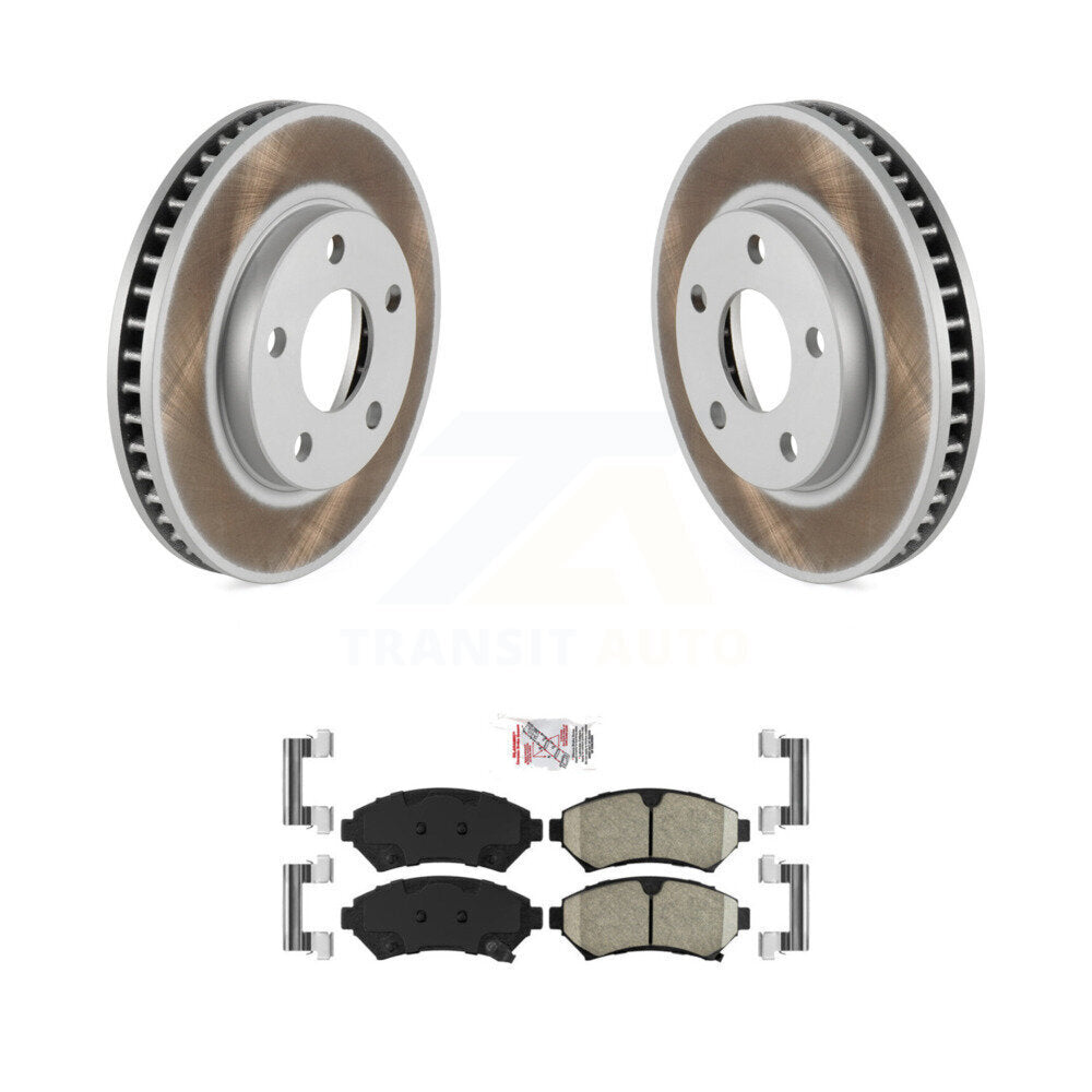 Coated Disc Rotors and Ceramic Brake Pads Kit-KGA-100435 - Kit.bestparts.ca