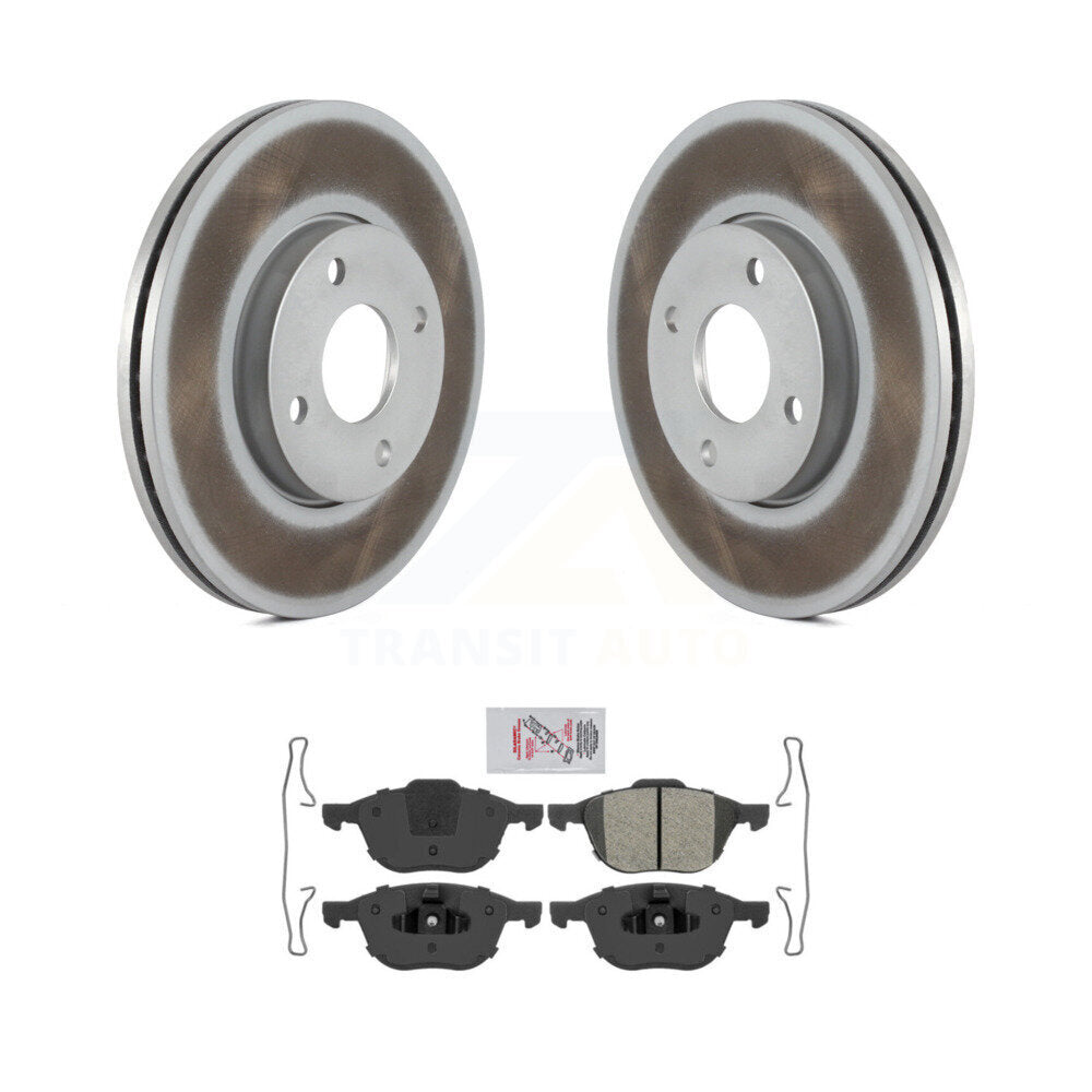 Coated Disc Rotors and Semi-Metallic Brake Pads Kit-KGA-100438 - Kit.bestparts.ca