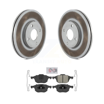 Coated Disc Rotors and Semi-Metallic Brake Pads Kit-KGA-100438 - Kit.bestparts.ca