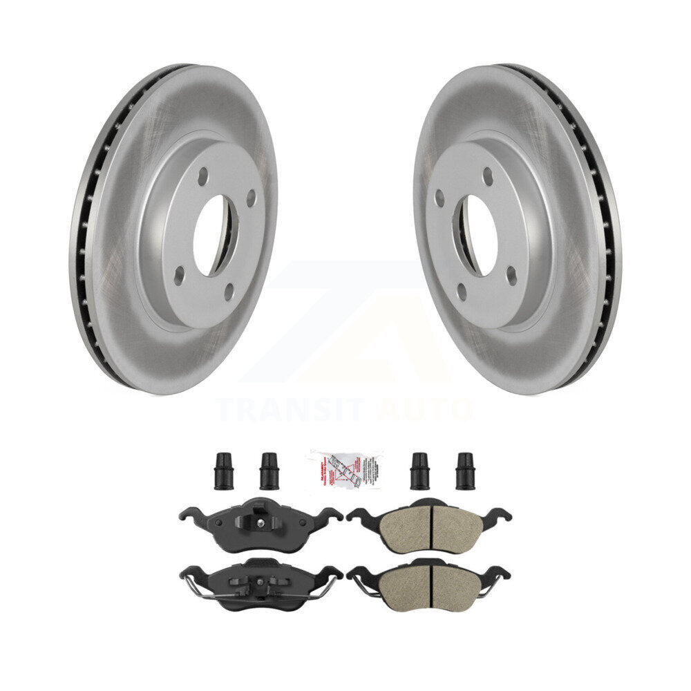 Coated Disc Rotors and Semi-Metallic Brake Pads Kit-KGA-100441 - Kit.bestparts.ca