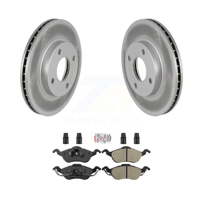 Coated Disc Rotors and Semi-Metallic Brake Pads Kit-KGA-100441 - Kit.bestparts.ca