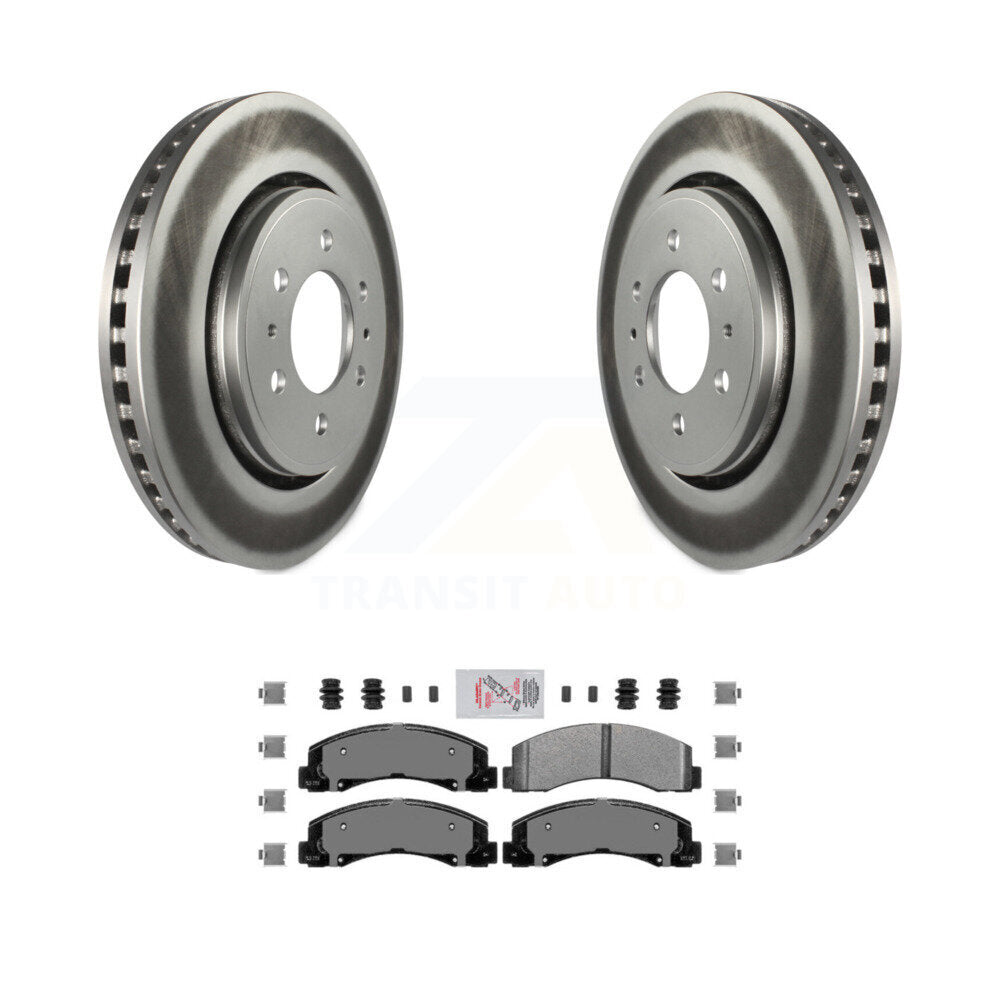 Coated Disc Rotors and Semi-Metallic Brake Pads Kit-KGA-100444 - Kit.bestparts.ca