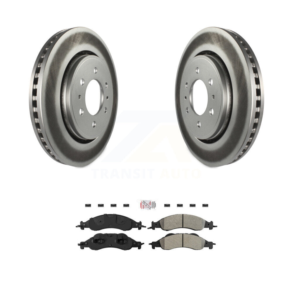 Coated Disc Rotors and Semi-Metallic Brake Pads Kit-KGA-100446 - Kit.bestparts.ca Kit.bestparts.ca