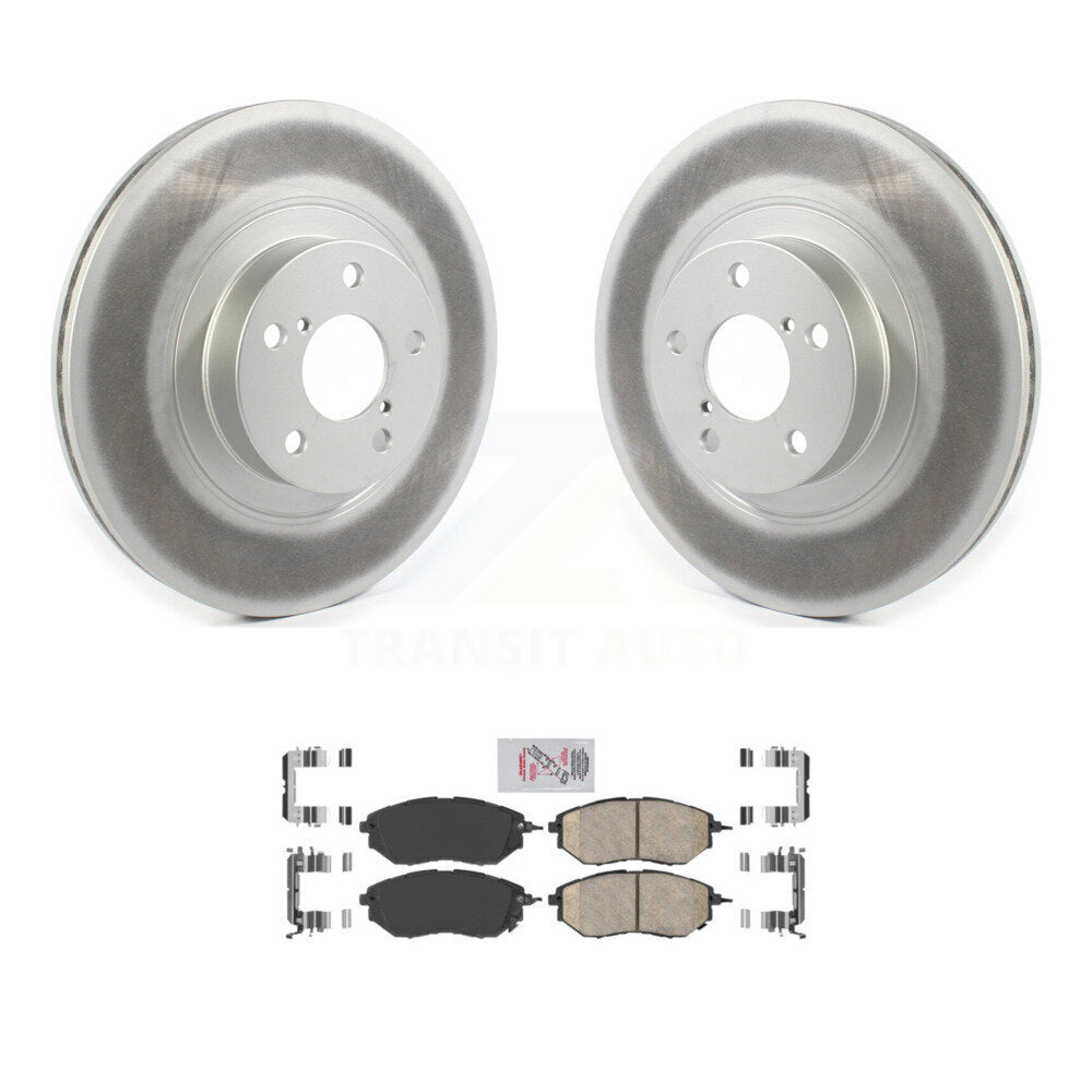 Coated Disc Rotors and Ceramic Brake Pads Kit-KGA-100451 - Kit.bestparts.ca