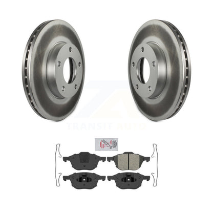Coated Disc Rotors and Semi-Metallic Brake Pads Kit-KGA-100458 - Kit.bestparts.ca