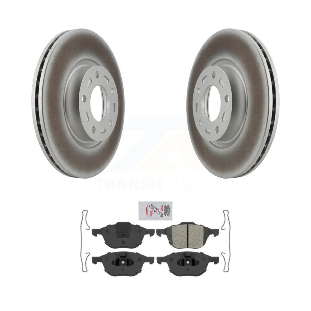 Coated Disc Rotors and Semi-Metallic Brake Pads Kit-KGA-100460 - Kit.bestparts.ca