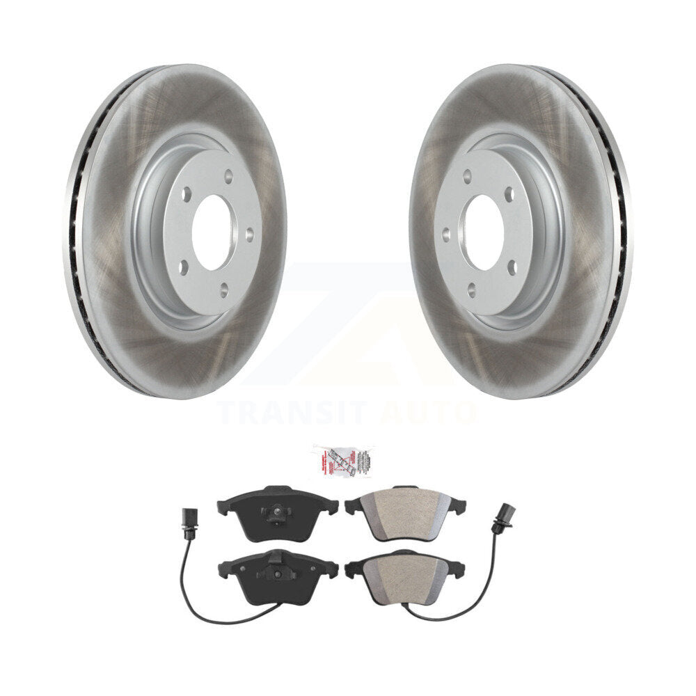 Coated Disc Rotors and Semi-Metallic Brake Pads Kit-KGA-100461 - Kit.bestparts.ca
