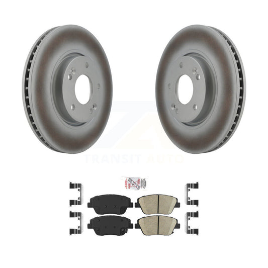 Coated Disc Rotors and Ceramic Brake Pads Kit-KGA-100463 - Kit.bestparts.ca