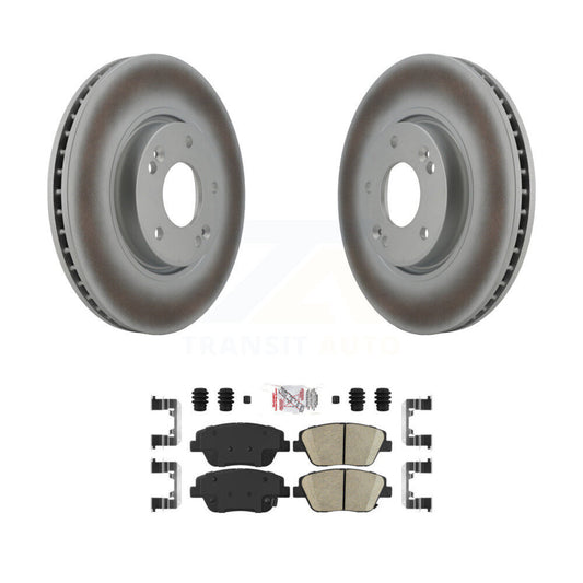 Coated Disc Rotors and Ceramic Brake Pads Kit-KGA-100464 - Kit.bestparts.ca