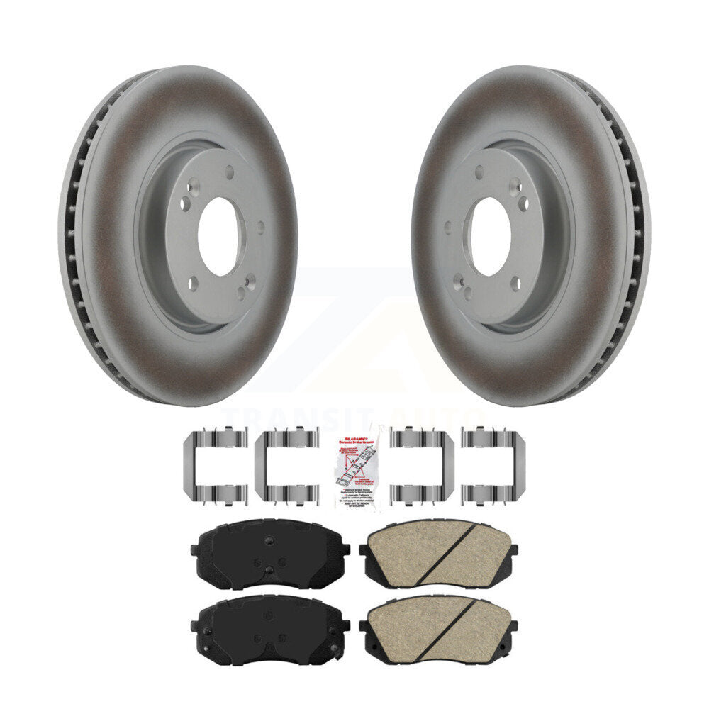 Coated Disc Rotors and Ceramic Brake Pads Kit-KGA-100465 - Kit.bestparts.ca