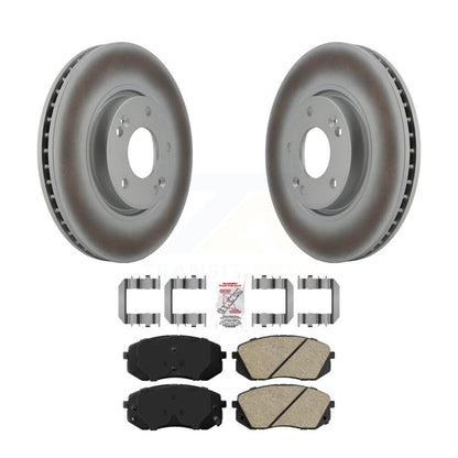 Coated Disc Rotors and Ceramic Brake Pads Kit-KGA-100465 - Kit.bestparts.ca