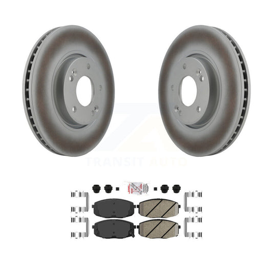 Coated Disc Rotors and Ceramic Brake Pads Kit-KGA-100468 - Kit.bestparts.ca