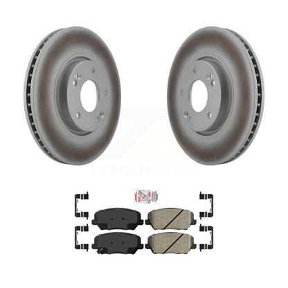 Coated Disc Rotors and Ceramic Brake Pads Kit-KGA-100475 - Kit.bestparts.ca