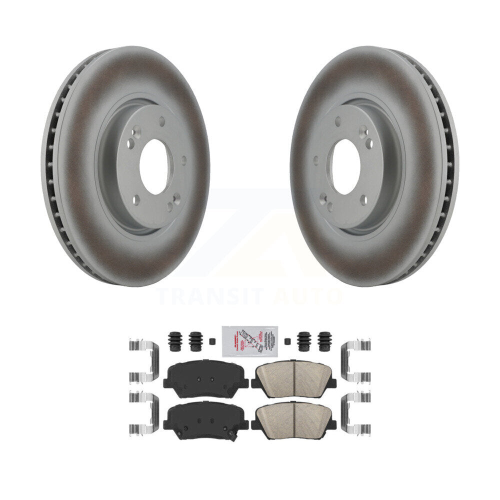 Coated Disc Rotors and Ceramic Brake Pads Kit-KGA-100477 - Kit.bestparts.ca