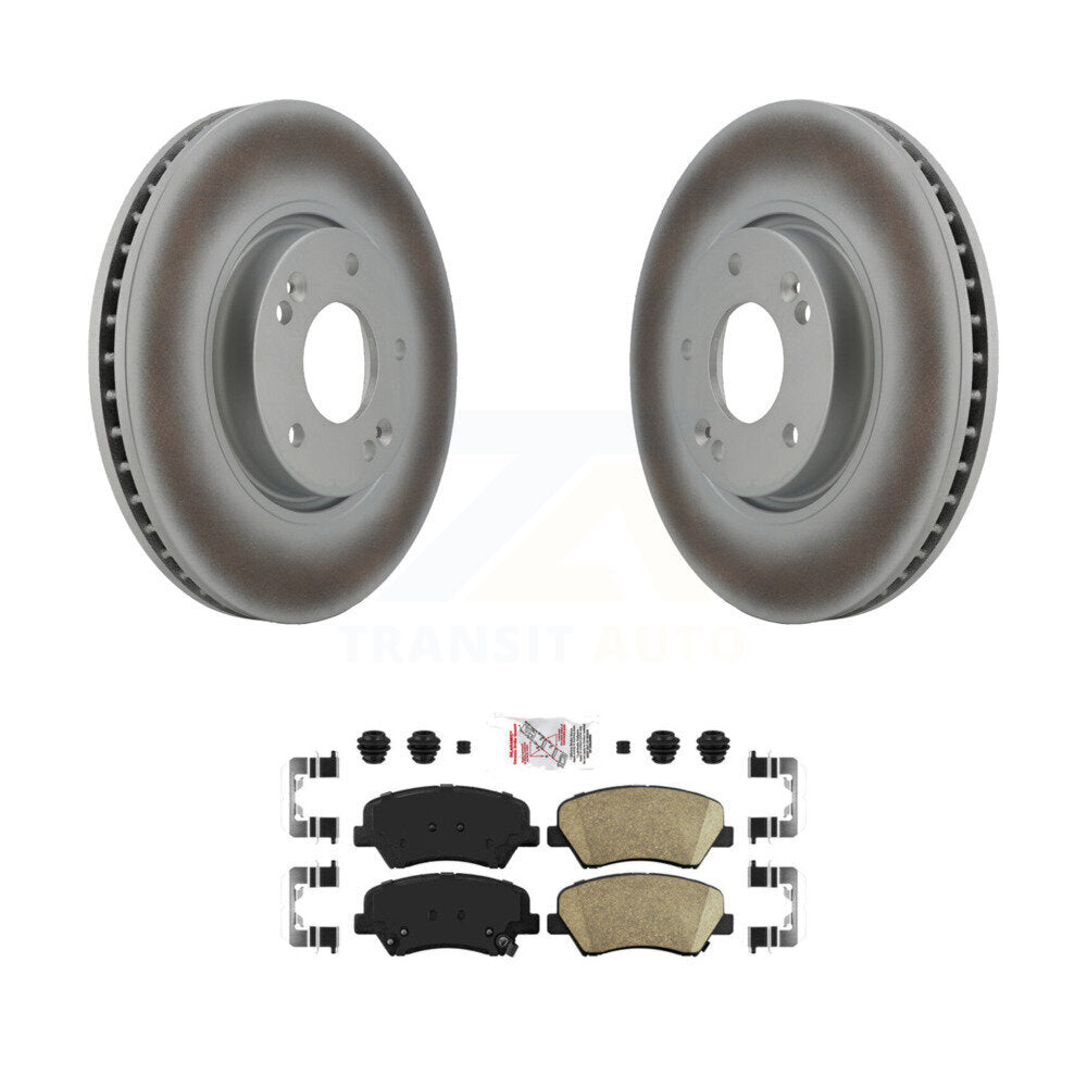 Coated Disc Rotors and Ceramic Brake Pads Kit-KGA-100481 - Kit.bestparts.ca