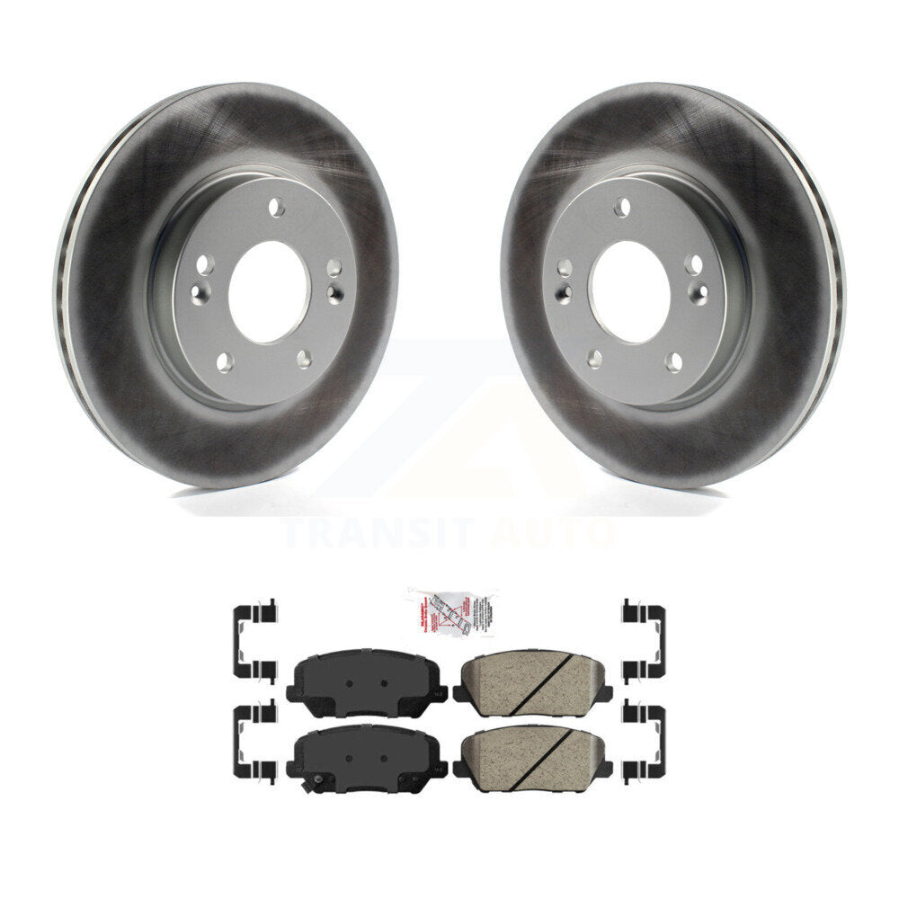 Coated Disc Rotors and Ceramic Brake Pads Kit-KGA-100484 - Kit.bestparts.ca